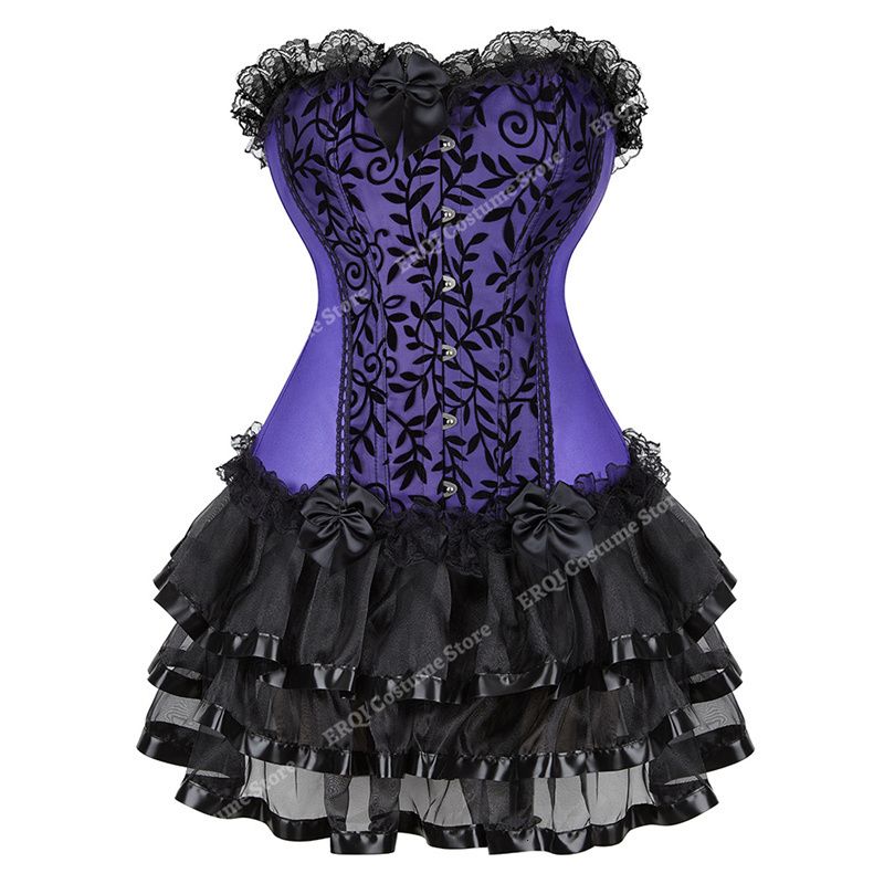 紫色のドレス2