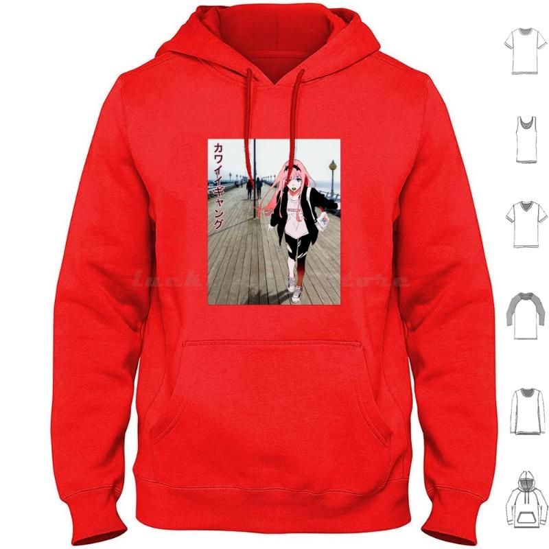 Katoenhoodie-rood