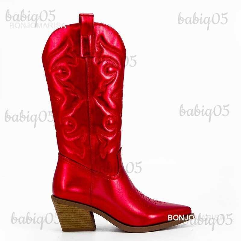 red cowboy boots