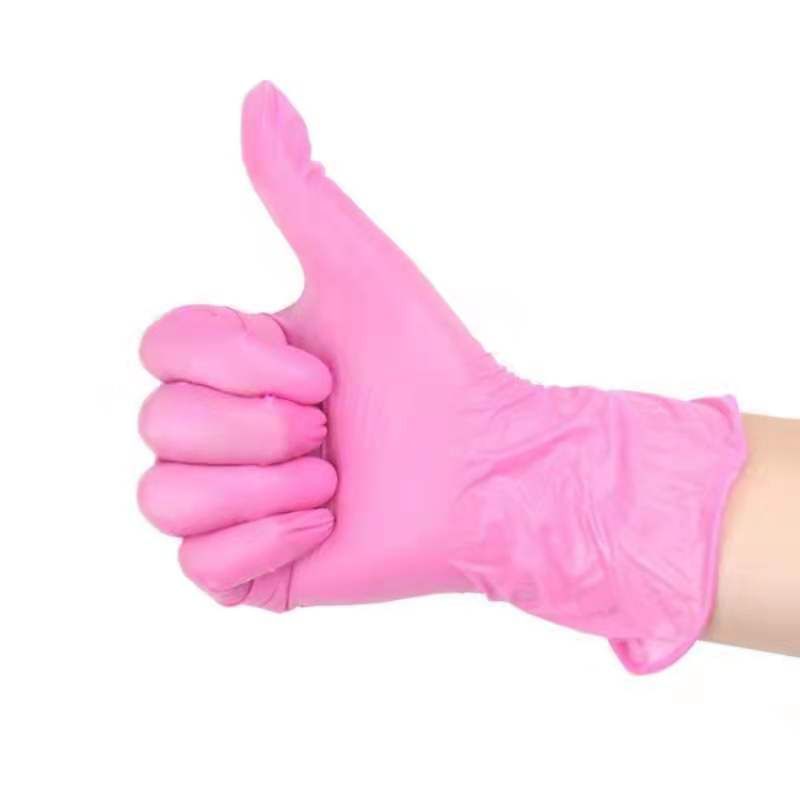 розовые перчатки 150 г с