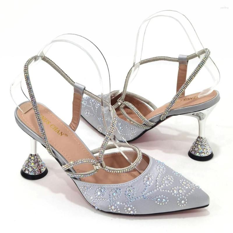 A PAIR SHOES SILVER