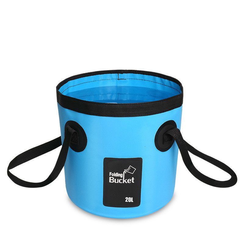 Buckets Folding Mop Bucket Silicone Portable Fishing Storage Basin