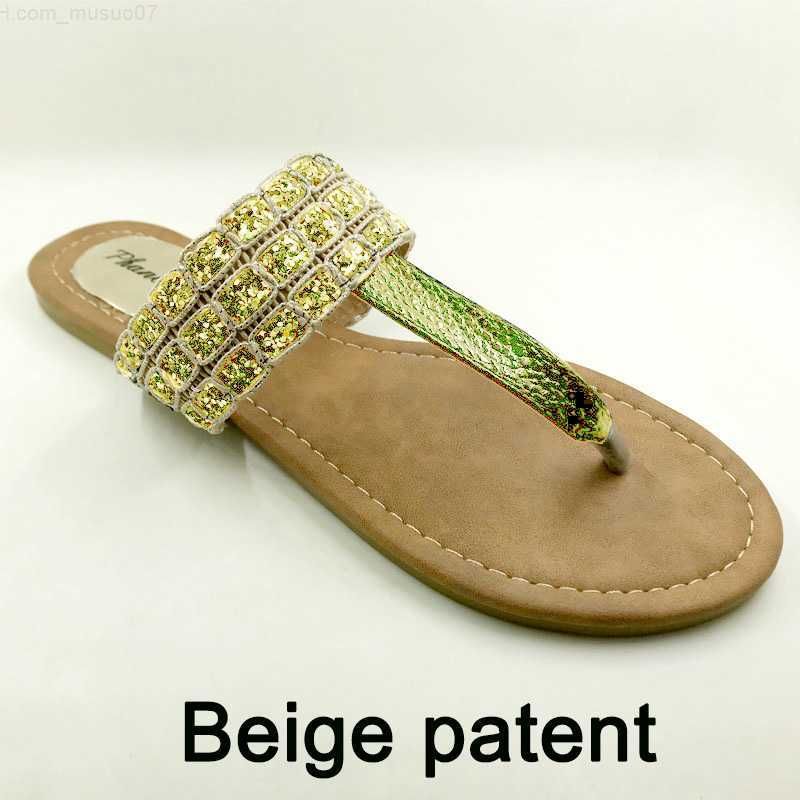 beige patent