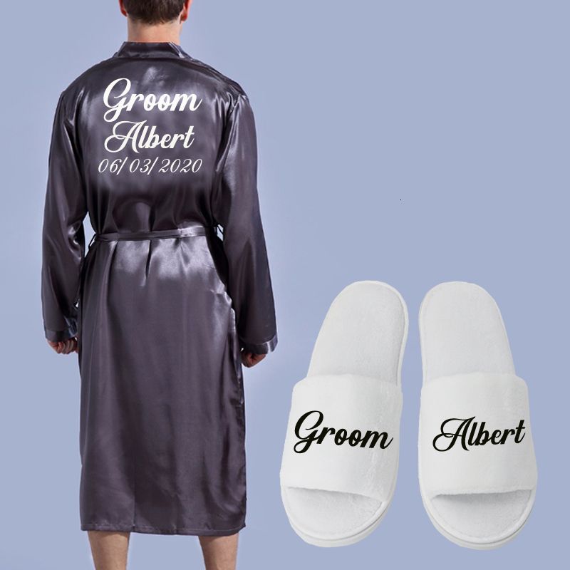 Gray Robe Shoes-L