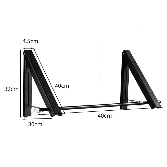 2pcs schwarze 40 cm Stange