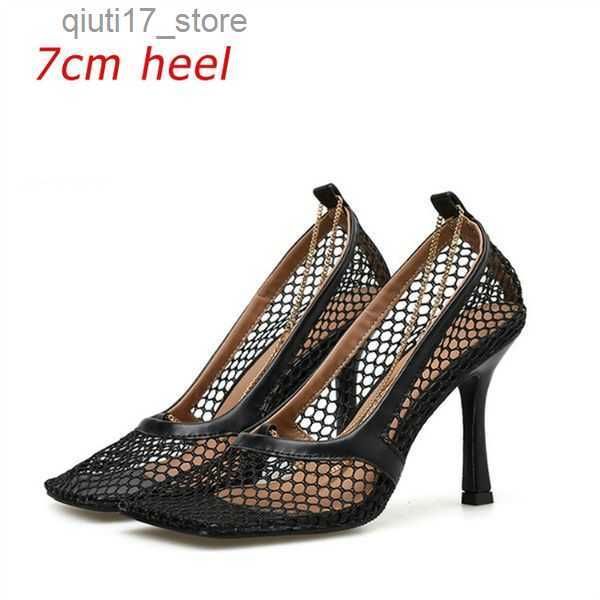 balck 7cm heel