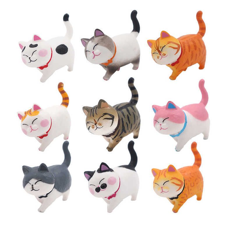 9pcs mini Cat Style2