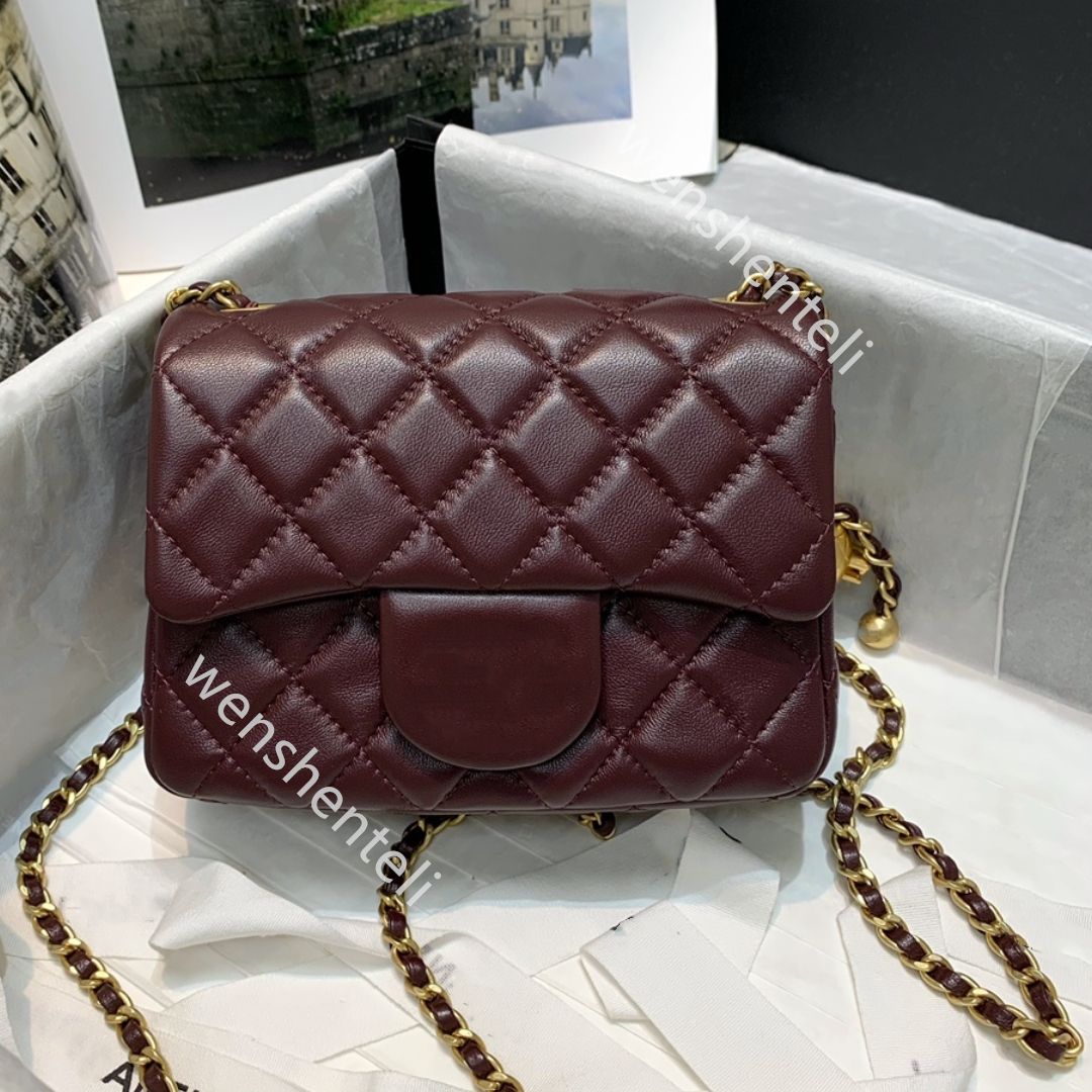 Metal Cf Mini Shoulder Bag Designer Soft Sheepskin Crossbody Bags Vintage  Chain Golden Ball Flap Bags Channel Fashion Luxury Purse Top Quality Hobo  Messenger Bags From Wenshenteli, $268.4