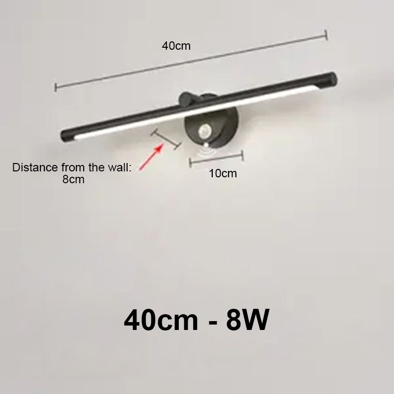 Schwarz 40 cm Sensor Warmweiß