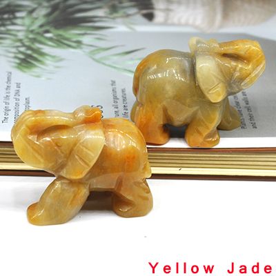 노란색 jade-10pcs