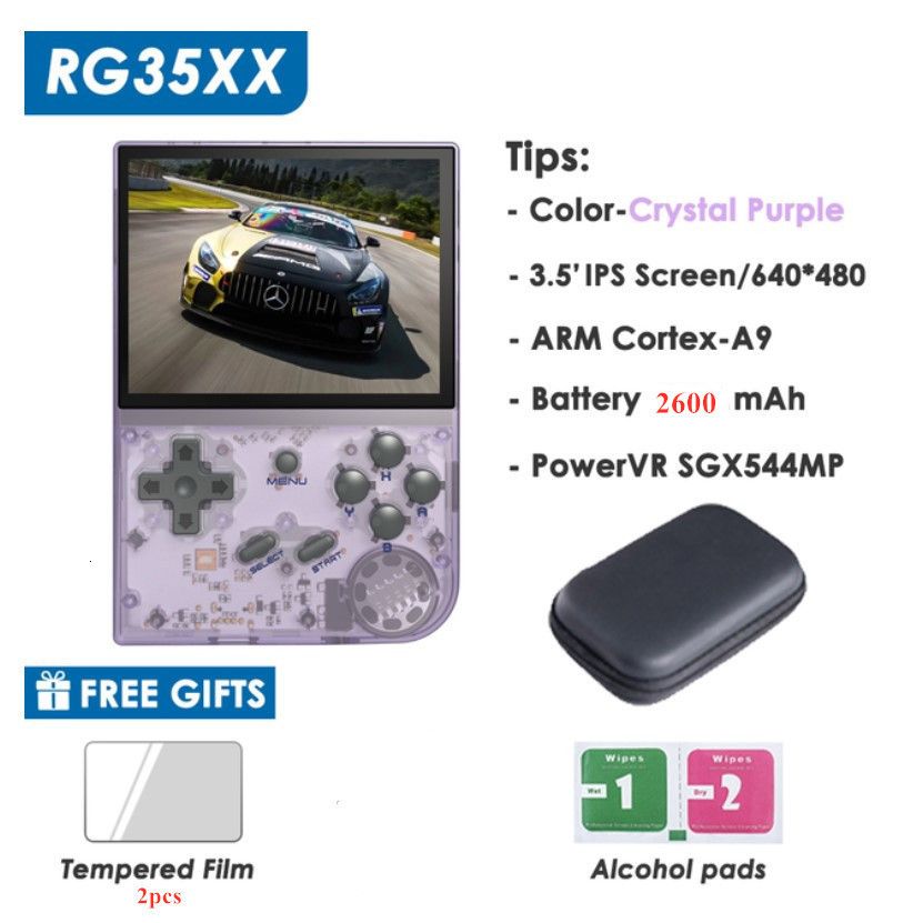 Purple with Bag-64gb 5000 Games