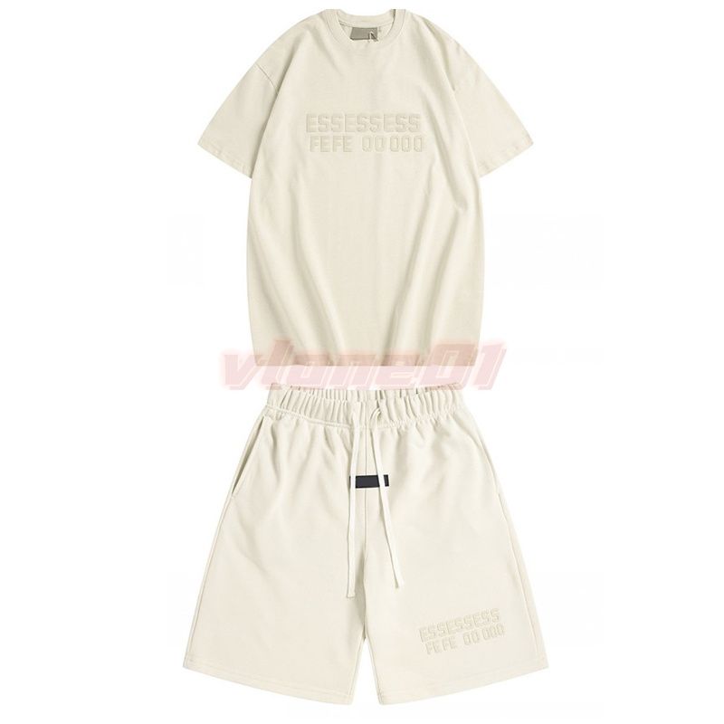 Apricot-Shorts Suit