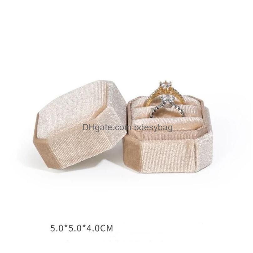 Double Ring Box Beige