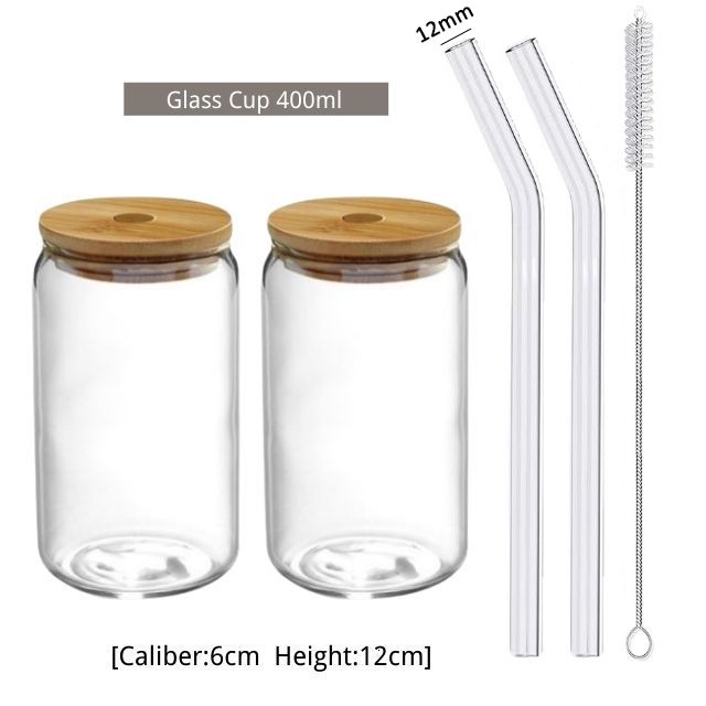 400ml Glass Straw9