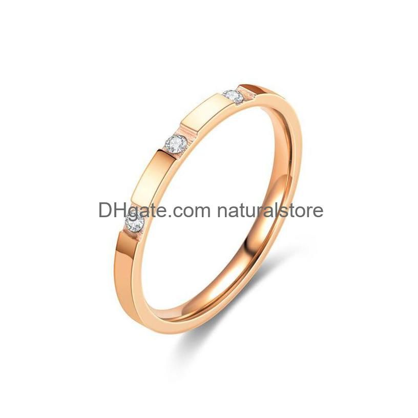 Rose Gold 3 Stone