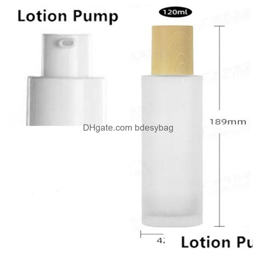 120ml lotion pumpflaska