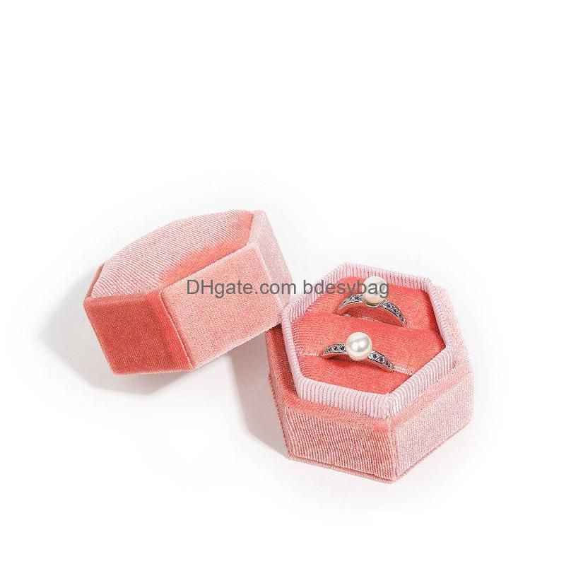 Bague double rose