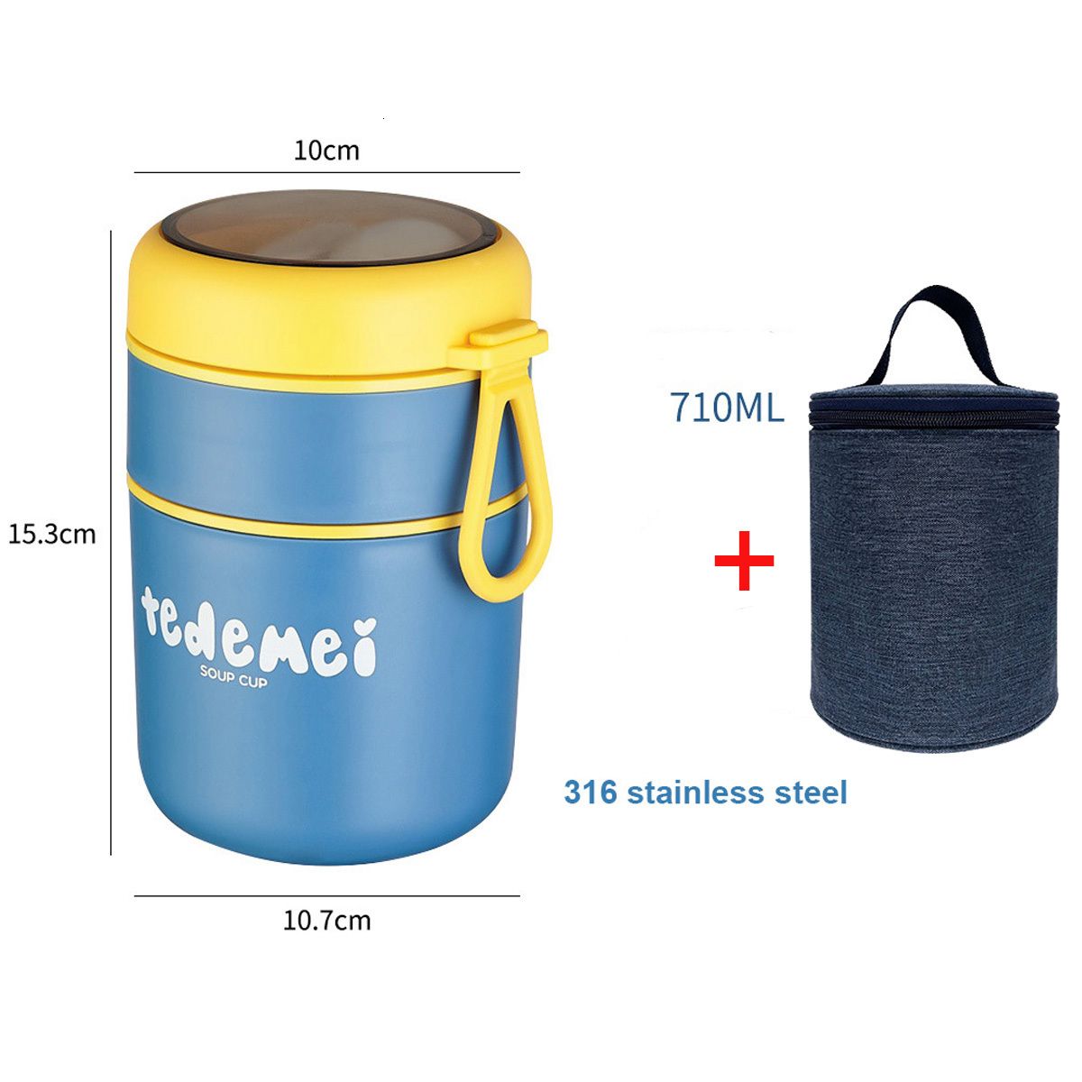 316 Blue 710 ml torba