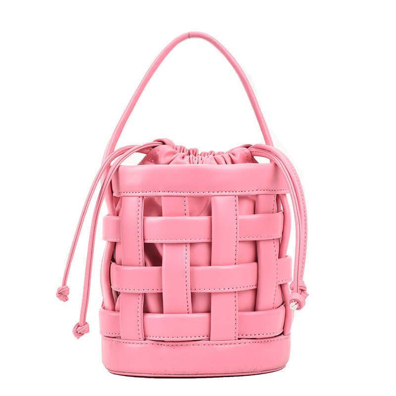 pink shoulder bag