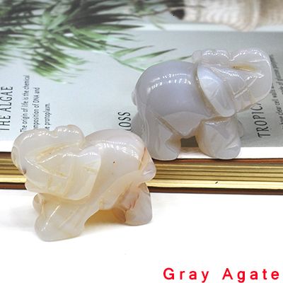 Grijze agaat-10pcs