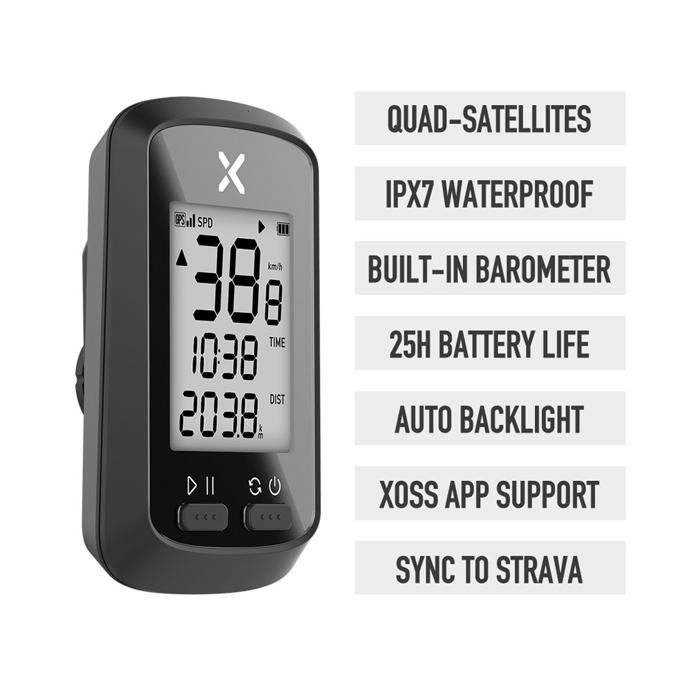 XOSS – compteur de vélo GPS sans fil, Bluetooth G + PLUS, compteur