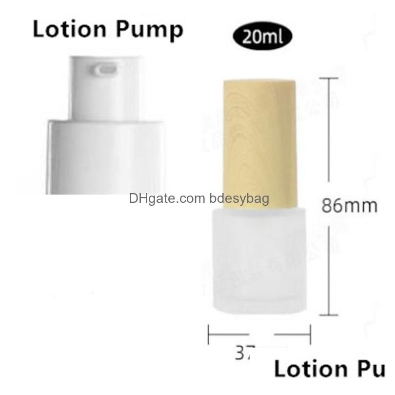 20 ml lotion pumpflaska