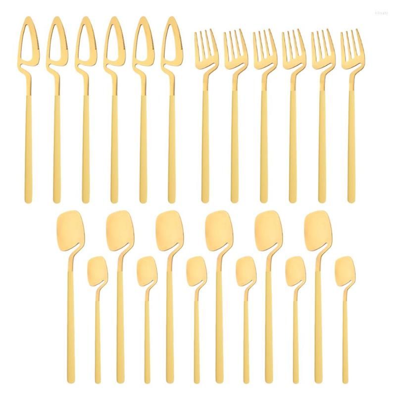 24pcs de ouro amarelo