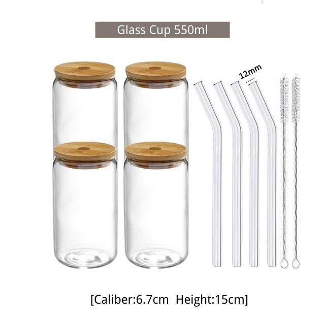 550ml Glass Straw4