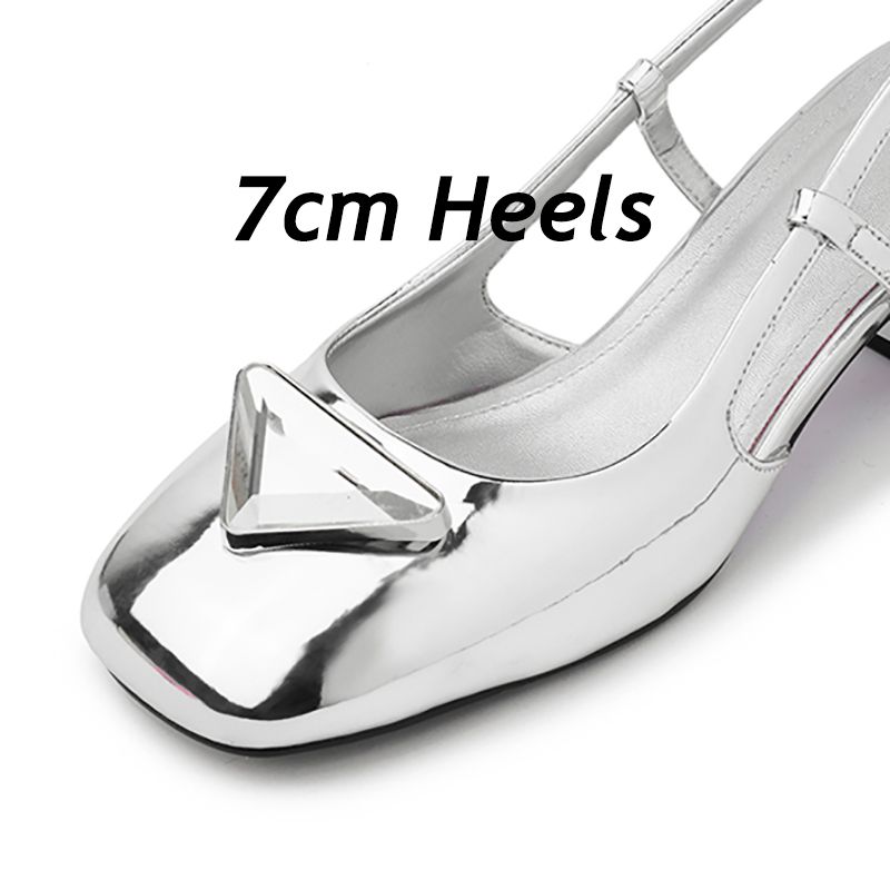 ZM9875 7 cm Slingback