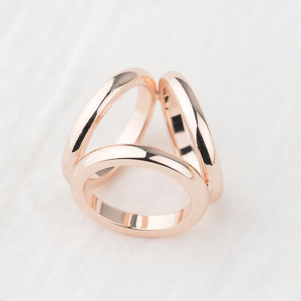 14mm Mini Rose Gold-White