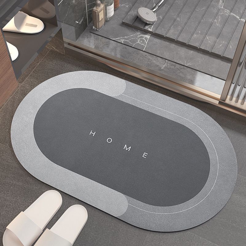 Oval Bath Mat-home-60x90cm