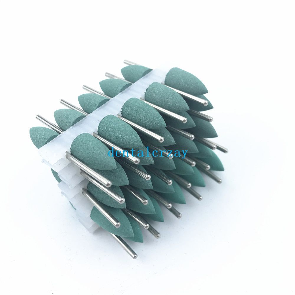 50pcs Green Pointed