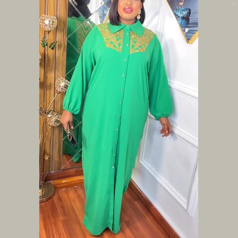 Grön klänning