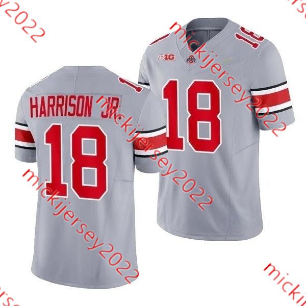 18 Marvin Harrison Jr. Grey