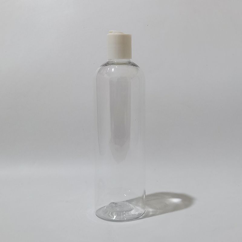 400ml clear bottle white plastic