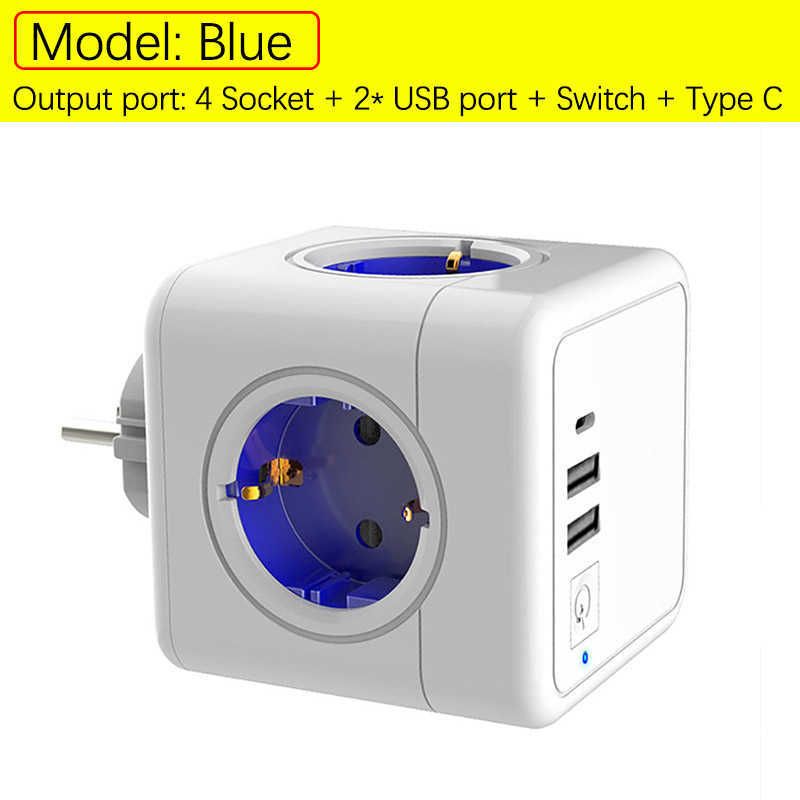 Blauw USB-type c