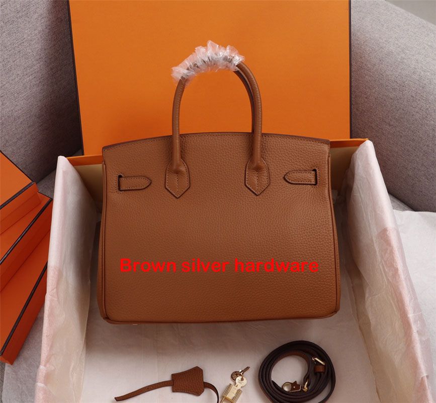 25cm brown silver