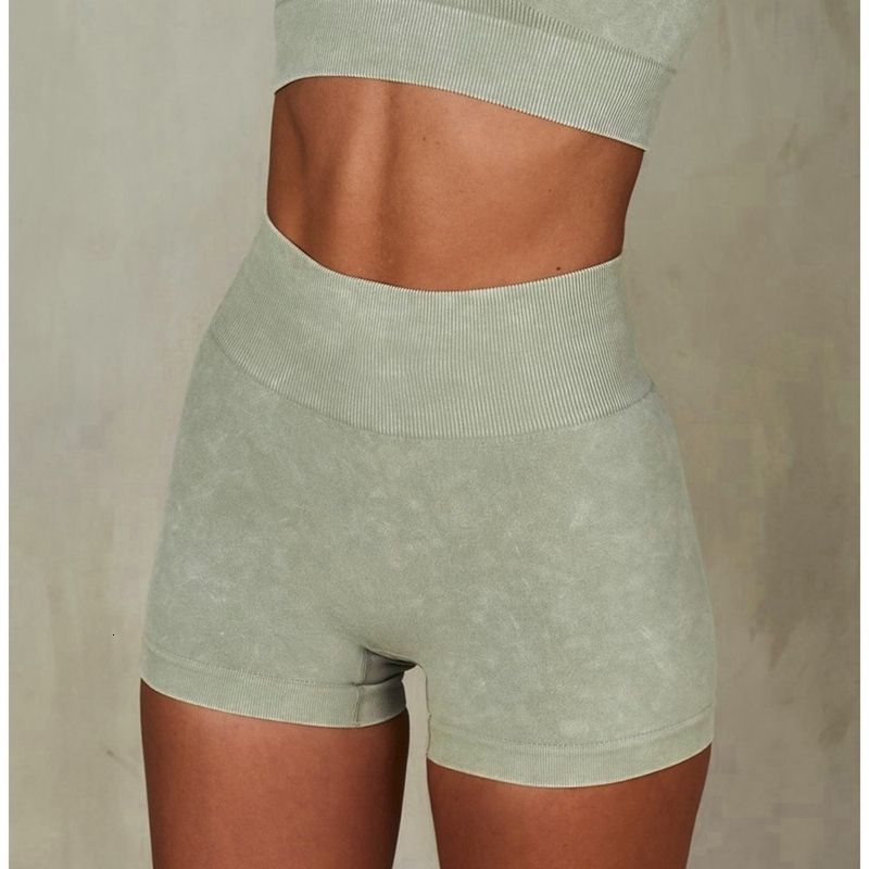 green yoga short