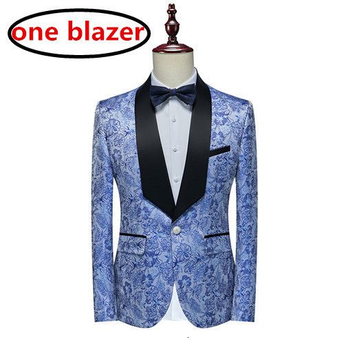 vattenblå blazer