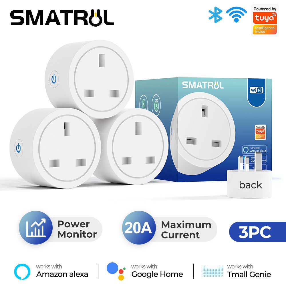 UK Plug 3PC-met Power Monitor