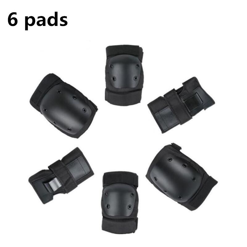 6 Pads Black-XL