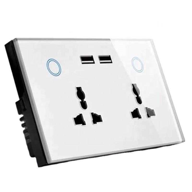 2 Outlets White