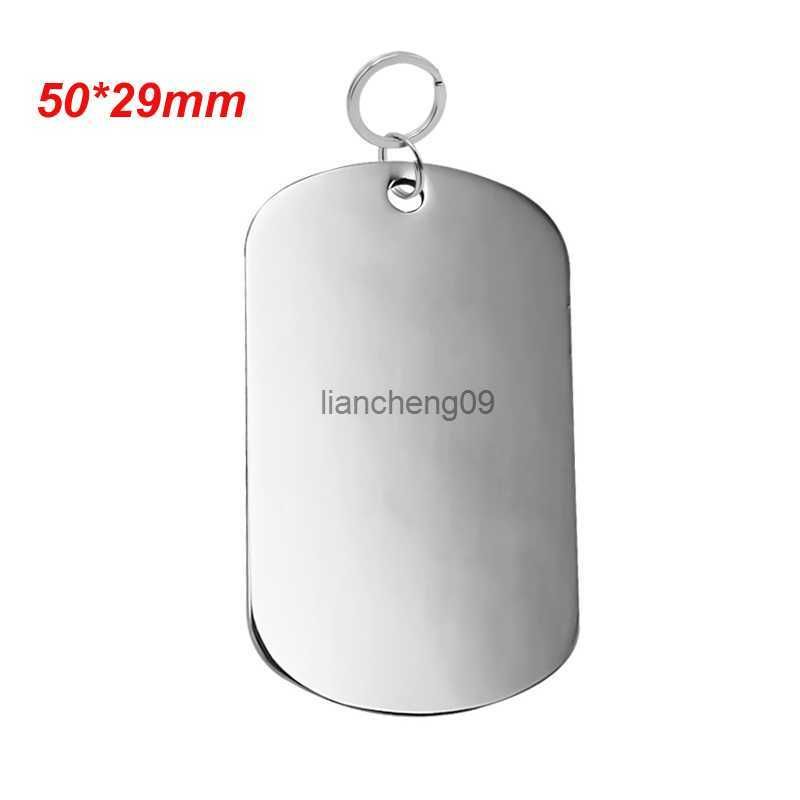 Silver Shield L-Blank Tag