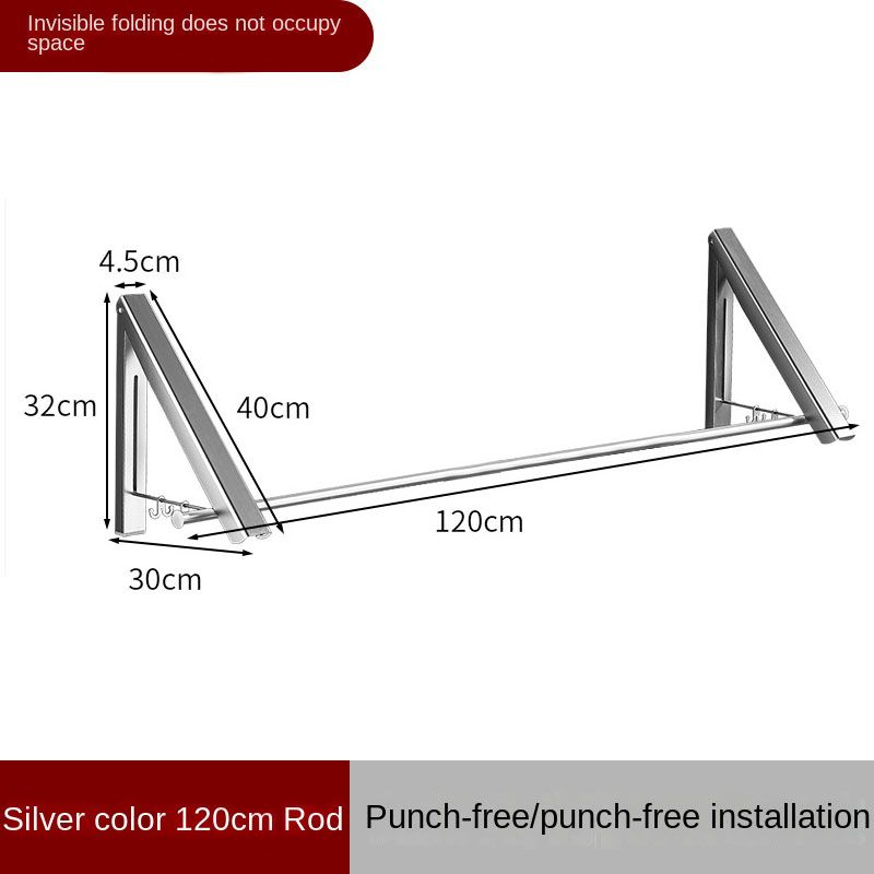 Silver 120cm Rod