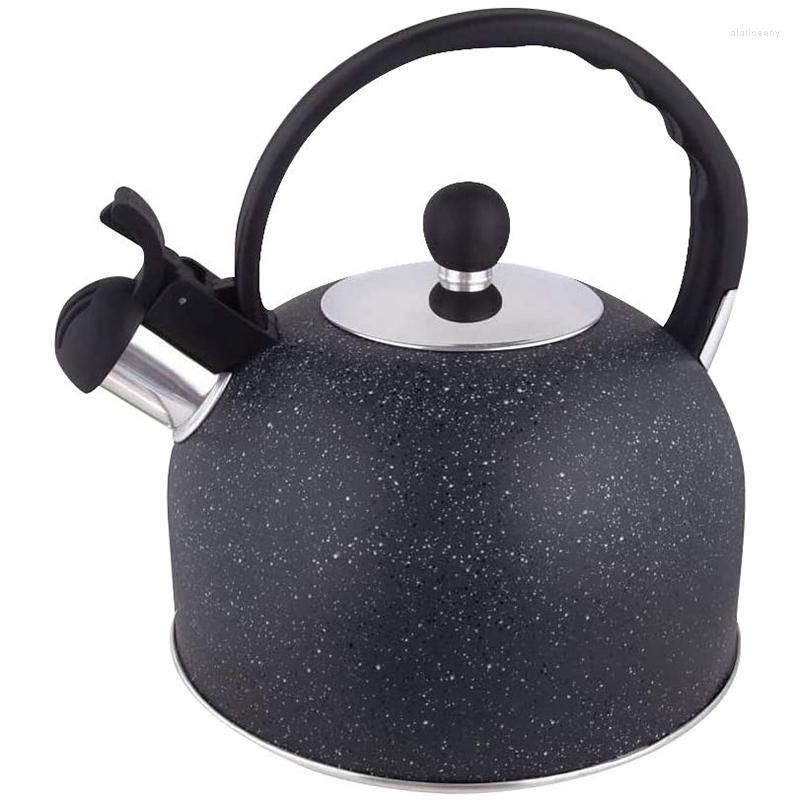 2023,2.5l Whistling Tea Kettle With Ergonomic Handle Stainless Steel Kettle  Induction Tea Kettle Whistling Kettle For All Gas Hobs Hobs