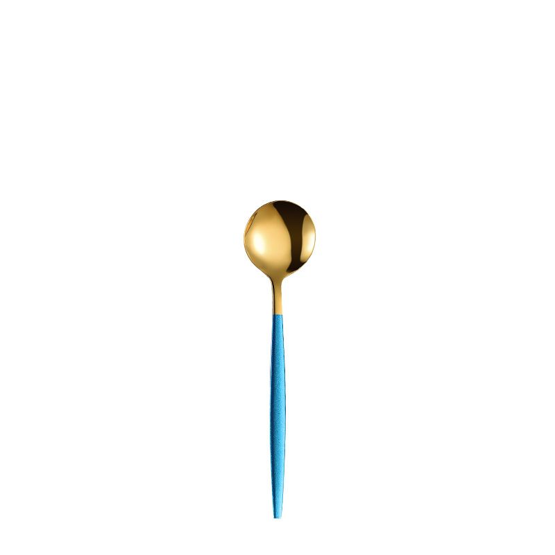 Blue gold teaspoon