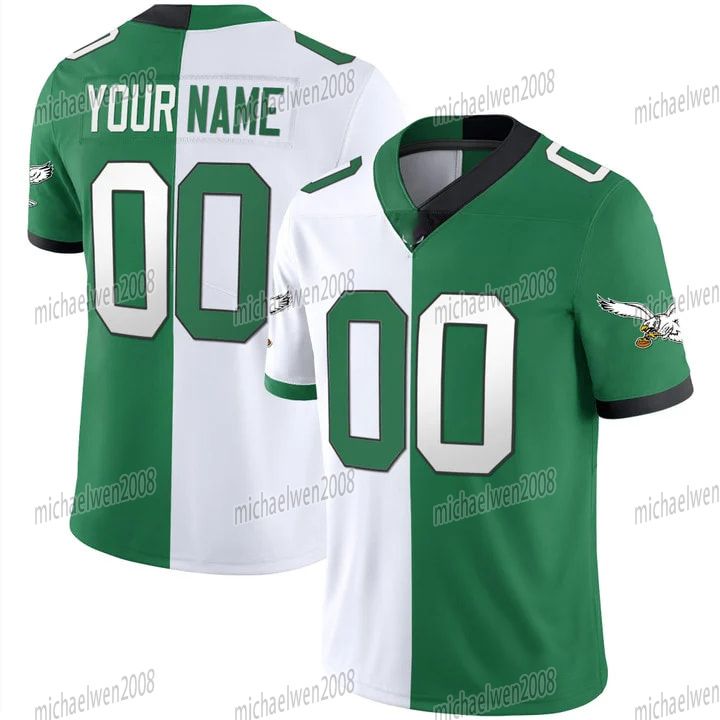 Jason Kelce Jalen Hurts Eagles Kelly Green Football Jersey Aj Brown Devonta  Smith DAndre Swift Brian Dawkins Haason Reddick Nolan Jalen Carter Michael  Vick From 16,11 €