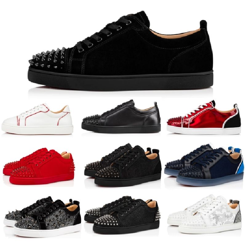 Designer Red Bottoms Platform Casual Shoes High Tops Loafers Rivets Low  Studed Customizable In Mens Women Fashion Red Bottomes Sneakers Trainers  From Goodkick, $44.34