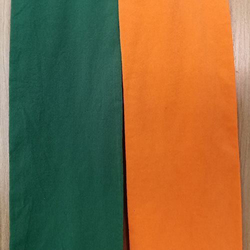 orange-dark green