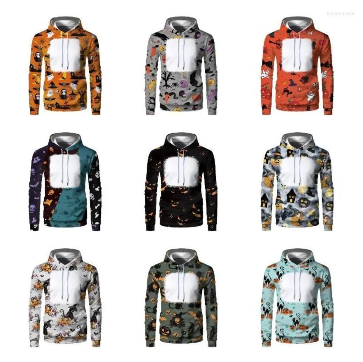 New Mens Hoodies 2024 Sublimation Blank Spring Autumn Long Sleeves